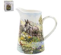 Donkey Jug Ceramic Pitcher Farm Animal Design Milk Water Cream Jug Gift Boxed