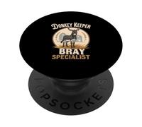 Donkey Keeper Bray Specialist Funny Farmer PopSockets Adhesive PopGrip