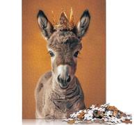 Donkey King Jigsaw Puzzles Puzzles for Adults Kids. 1000 Pieces Whimsical Challenge Toy Educational Games Home Decoration for Adults& Kids Age 14 Years Up 1000pcs (40x28cm)
