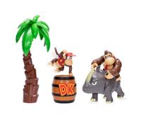 Donkey Kong Jungle Adventure Diorama & 2.5" / 6.25cm Action Figures