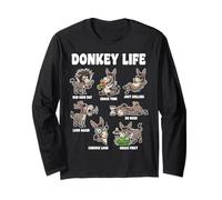 Donkey Life Funny Donkey Lover Cute Farm Animal Long Sleeve T-Shirt