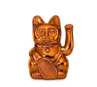 DONKEY Lucky Cat Cosmic Edition Mars Shiny Copper | Waving Cat, Maneki Neko, 15 cm, in Gift Box