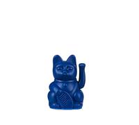 DONKEY Lucky Cat Mini | Dark Blue | Japanese Lucky Charm Waving Cat in Dark Blue 9.8 cm