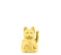 DONKEY Lucky Cat Mini Japanese Lucky Charm Waving Cat in Yellow, 9.8 cm High