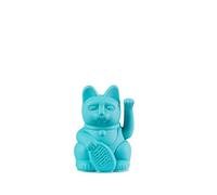 DONKEY Lucky Cat Mini Turquoise Japanese Lucky Charm Waving Cat in Turquoise 9.8 cm High