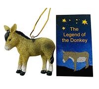 Donkey Ornament Christmas Legend Gift Set Tree Decoration with Story Card