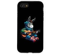 Donkey Playing Guitar Winter Cozy Acoustic Music Vibes Case for iPhone SE (2020) / 7/8