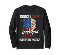 Donkey Pox t Donkeypox The Disease Killing America Democrat Long Sleeve T-Shirt