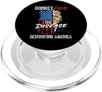 Donkey Pox t Donkeypox The Disease Killing America Democrat PopSockets PopGrip for MagSafe