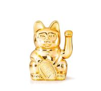 DONKEY Products Lucky Cat, Waving Cat, Japanese Decorative Cat, Various Designs and Colours, Colour: Gold