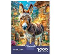 Donkey Puzzle 1000 Pcs Impossible Jigsaw Puzzle, Challenge Puzzle for Adults & for Age 14 And Up 52x38cm/1000pcs