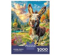 Donkey Puzzle 1000 Piece, Impossible Jigsaw Puzzles for Adults, Puzzle Family Activity Puzzles 70x50cm/1000pcs