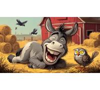 donkey Puzzle for Adults 1000 Pc - Fun Family Game Educational Challenge Hard Difficult 38x52/1000pcs