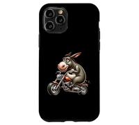 Donkey Riding Motorcycle Humor Fun Case for iPhone 11 Pro