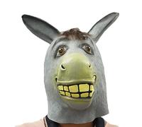 Donkey Shrek Party Mask Latex Animal Headgear Cosplay Costume Props for Halloween 2026