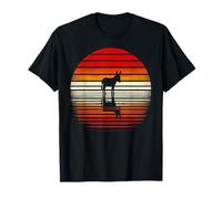 Donkey Sunset Retro Style Safari Vintage 70s T-Shirt