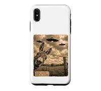 Donkey UFO Field Record Funny Vintage Sky Mystery Case for iPhone XS Max