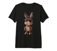 Donkey with Sunglasses House Donkey Riding Cute Donkey Premium T-Shirt