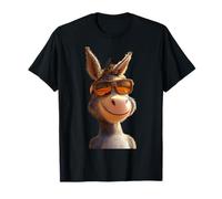 Donkey with Sunglasses House Donkey Riding Cute Donkey T-Shirt