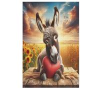 Donkey Wooden Jigsaw Puzzle for Adults 1000 Piece Puzzles for Kids Challenging Game 78×53cm