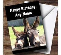 Donkeys Personalised Birthday Card | Birthday Card | Animals, Wildlife & Pets Card
