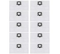 Donkivvy 10 Pack Fleece Filter Bags Compatible with Karcher KFI357 KA40 WD2 Plus WD3 WD3s SE4001 SE4002 Robot Vacuum Cleaner Alternative to 2.863-314.0