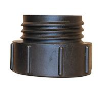 Donkivvy 2 Inch IBC Tank Adapter, Plastic Hose Tap Connector, S60X6 2" Coarse Threaded Storage Tank Cover Tap Water Butt Fitting Adapter for IBC Ton Valve