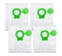 Donkivvy 4 Pack Microfibre Bags Replacement Bags Fits for SEBO Airbelt D D2 Total/ D2 Titan/ D2 Storm Vacuum Cleaners(4 PACK)