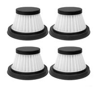 Donkivvy 4Pcs HEPA Replacement Filter fits for Duck Compact Cordless Vacuum Cleaner, Washable & Reusable Vacuum Replacement Parts(4)