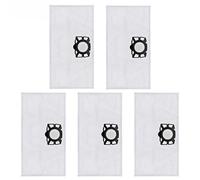 Donkivvy 5 Pack Fleece Filter Bags Compatible with Karcher KFI357 KA40 WD2 Plus WD3 WD3s SE4001 SE4002 Robot Vacuum Cleaner Alternative to 2.863-314.0