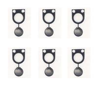 Donkivvy 6 Pack Microfleece Bags Compatible with for METABO for ASR 25 L for SC, for ASR 2025, for ASR 35, for ASR 50 L for SC Robot Vacuum Cleaner Spare Parts