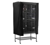 Donkivvy Birdcage Shade - Universal Bird Cage Cover Black-Out Birdcage Cover - 210D Oxford Fabric, Washable and Breathable - 69 * 104 * 122cm