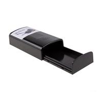 Donkivvy Creative Magnetic Black Car Key Safe Box - Magnetic Key Box Hided a Key Outside Strong Magnet Hider Secret Key Box Fits for Car Home Office Garage Safe Key Case