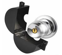 Donkivvy Door Handle Lock, Door Handle/Knob Lock Out Device, Cover to Disable The Doorknob/Faucet/Valve, Prevents Turning of Door Knob and Access to Keyhole, Prevents Operating The Knob