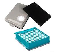 Donkivvy Fine Dust Filter HEPA Filter Set fits for Miele Blizzard CX1 and Boost CX1 Cat & Dog Vacuum Cleaner, Replace 11639240, SF-HY 60, 11639250, CX-FSF