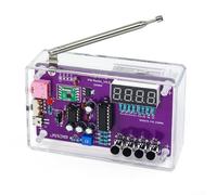 Donkivvy FM Radio Kit, Soldering Practice Kits, DIY Electronic Project Kit FM 87-108MHz with 2 Power Supply Modes, Soldering Learning and Teaching for Beginners, Kids(With Case)