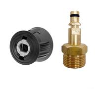 Donkivvy High Pressure Washer Quick Connect Adapter Fits for Karcher K3 K4 K5 K6 -K7 Series, Brass M22 14MM Hose Quick Connector for Pressure Washers