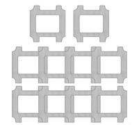 Donkivvy Microfiber Cleaning Pads for Lubluelu CH00 CH01 CHYW201 CHYW200 Smart Window Vacuum Cleaner Robot, Washable Reusable Mop Pads(10 PACK)