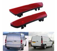 Donkivvy Rear Bumper Reflector For Mercedes-Benz VITO W447 Vito Tourer Dualiner V Class 2014-2019 Part Numbers 4478260140 4478260040