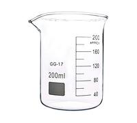 DONLAB BKB-0600 Borosilicate Glass 600ml Glass Measuring Low Form Beaker Glass Graduated Beaker