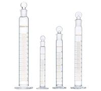 DONLAB DLA1000 Glass 1000ml Graduated Cylinder with Ground Glass Stopper Measuring Cylinder Mixing Cylinder