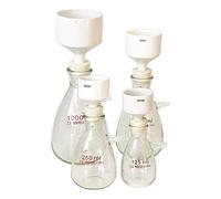 DONLAB GGC010L 10000ml Filtering Flask Suction Filtration Kits, 200mm OD Porcelain Buchner Funnel, Vacuum Filtration Bottle Heavy Wall Flask, 0.06Mp Vacuum Suction Filter 10L