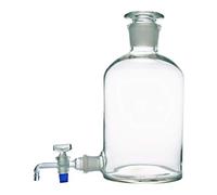 DONLAB MAM-5000 Glass 5000ml Aspirator Bottle with Glass Stopcock and Ground Stopper