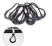 DonLeeving 60 PCS Heavy Duty U Shape Nylon Zipper Pulls for Cord, Backpacks, Jackets, Travel Cases, Luggage, Purses, Handbags