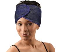 DONNA Argan Mesh Hair Wrap for Women - Black 1pc Silk Wrap (NAVY)