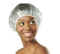 Donna Disposable Plastic Shower Cap 15pcs - Reusable Waterproof Shower Caps for Women - Durable and Comfortable Shower Caps for Bathing, Spa, Travel, and More