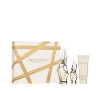 Donna Karan Cashmere Mist Eau de Parfum Essentials 3 Piece Gift Set For Women - Perfume Spray 3.4 Fl. Oz. Mini Perfume Spray 0.5 Fl. Oz. & Body Loti