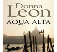 Donna Leon Acqua Alta Paperback Book in White Donna Leon White