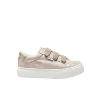 Donna Low Top Trainers with Touch 'n' Close Fastening Rose Gold