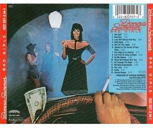 Donna Summer Bad Girls 15 track sealed cd,pic 1 is back cover,shows songs